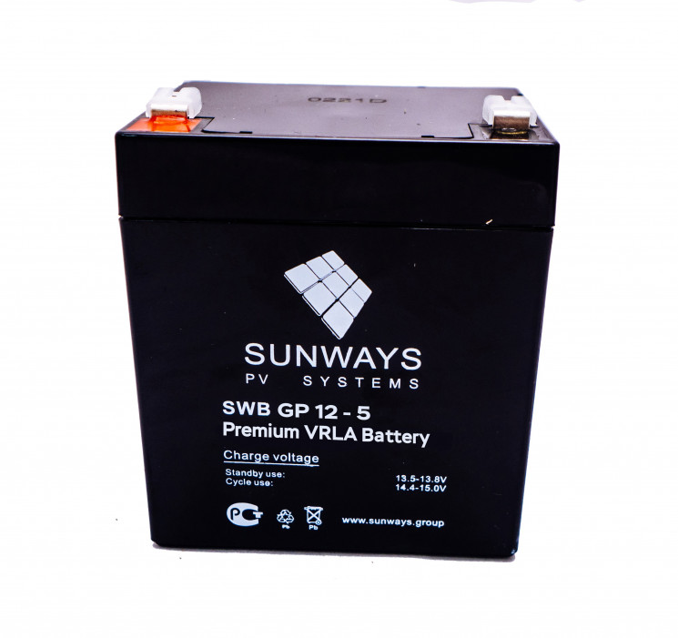 Аккумуляторная батарея SUNWAYS GP 12-5 купить в Ярославле